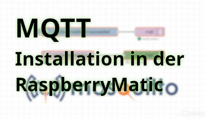 MQTT-Server auf der CCU/RaspberryMatic installieren