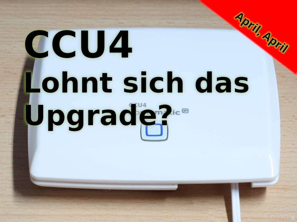 Titelbild CCU4 - Lohnt sich das Upgrade